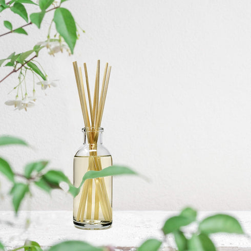 Urban Naturals Tuberose Fragrance Oil Reed Diffuser - Exotic Tuberose and Fragrant Orange Blossom, Vegan Room Freshener