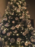 SLEETLY White Ornaments for Farmhouse Christmas Tree, Shatterproof Plastic 2.36 Inch Clear Swirl, Set of 18