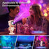 yiHuiya Galaxy Projector, Star Projector for Bedroom, Night Lights for Kids Room, White Noise, Bluetooth Speaker