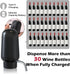 Electric Wine Aerator and Dispenser, Rechargeable Wine Decanter, Black
