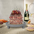 Counter, MAONAME Decorative Round Wood Riser for Display, Farmhouse Pedestal Stand for Kitchen Grey Wooden Risers Tray
