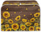 Sunflower Print Toaster Cover Dustproof Bread Maker Cover, Universal 2 Slice Oven Cover Appliance Cover