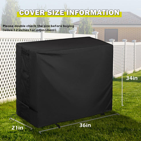 Starcrew Outdoor Storage Cabinet Cover for Wicker Outdoor Bar Cart, Outdoor Bar Table Cover for Patio Storage Bar