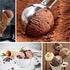 OTEHETOT 3Pcs Set, Set 3, Ice Cream Scoop, Cookie Scoop Stainless Steel Cookie Scoops for Baking of Cookie Scooper