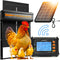 Wireless Automatic Chicken Coop Door Solar Powered LCD Display, Timer & Light
