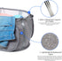Tear Proof Pop Up Laundry Hampers with Strong Handles, Easy to Carry & Collapsible Laundry Basket, Honeycomb