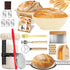KOSBON 24 PCS Sourdough Starter Kit w/ 34oz Sourdough Starter Jar, Sourdough Bread