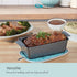 Chicago Metallic 2-Piece Healthy Meatloaf Pan, Professional Grade Non-Stick Carbon Steel, 12.2 inch