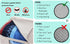 Comforter Storage Bag - Folding Organizer for King/Queen Comforters, Pillows, Blankets, Mothproof Space Saver