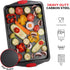 Baking Sheet Set, 3-Piece Cookie Sheet Set with Silicone Handles, Durable Nonstick Baking Pans for Oven