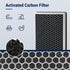 TOMORAL Replacement Filter for 40 Series Air Purifier, 3 in 1 with Pre-filter, H13 HEPA, 2 Pack