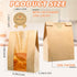 Bread Bags for Homemade Bread, Sourdough Paper Bread Bags With Window, 50% Thicker 13.7x8.2x3.7in A Large Bakery Bags Used for Storage Bread Cookies & Snacks, 30 Cute Sealing Stickers with Ties (25) by AZLTC