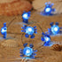 40 10 Impress Life Bay Marina Theme Ocean String Lights, LEDs Blue Crab ft Length Decorating Lights with Remote