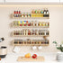 ECOOCE 34Inch Bookshelves,Set 4,Wall 6Hooks,Hanging 29958098(Burlywood, 34) Nursery of Floating Shelf Kids Coat Rack