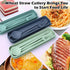 Reusable Utensils Set with Case, 4 Sets Portable Chopsticks, Knife, Fork, Spoon for Lunch Box, Travel Daily Use