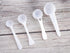 Sowaka 4 Pcs Measuring Spoons 1g 3g 5g 10g Plastic Teaspoon Tablespoon for Accurate Kitchen Measuring