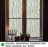 DKTIE Window Film Privacy - Decorative Stained Glass Clings with Installation Tools, Static Cling for Home (Dark Green,