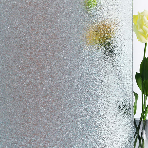 Privacy Window Film, Decorative Glass Door Film, Static Cling Window Tint, 17.5 inches by 78.7 inches