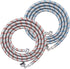 TICONN 6FT Washing Machine Hoses Set, 2 Pack EPDM Braided Stainless Steel Burst-Proof Hoses with 90 Degree Elbow