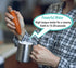 Elementi Handheld Milk Frother with Stand, Mini Mixer for Powder Drinks, Electric Whisk for Coffee, Specialty Kitchen