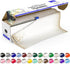 Grandipity Plastic Tablecloth Roll - 54in x 100 Ft. Gold Dots Plastic