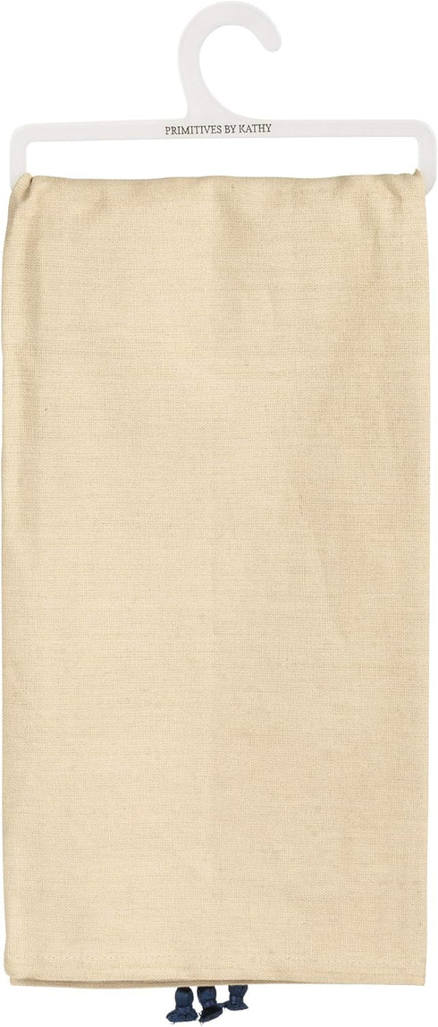 Primitives by Kathy Patriotic Embroidered Dish Towel - 20"x 26", Faith Family Freedom
