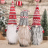 Adurself 4 Pack Christmas Gnome Wine Bottle Covers, Tomte Swedish Gnomes Wine Bottle Toppers Santa Scandinavian Plush