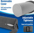 Lumbar Roll Support Pillow for Office Chair, Car, Gaming Chair, Memory Foam Back Cushion for Back Pain Relief, Grey