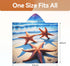 Catalonia Microfiber Hooded Beach Towel - Sand-Free Swim Poncho for All Ages