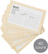 C.R. Gibson Bloom Double Sided Recipe Card Set, 4" W x 6" L, Yellow