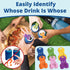 Complete Cover Easy Tab Opener 36PK Beverage Barricade 2.0 by Avant Grub - Colorful Drink Can Protector Cap