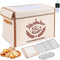Wanbaker Folding Bread Proofing Box, 68-131F Temp Control 99H Timer, Foldable Dough Proofer