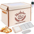 Wanbaker Folding Bread Proofing Box, 68-131F Temp Control 99H Timer, Foldable Dough Proofer