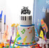 Let's Party Drums Cake Topper for Rock and Roll 80's Themed Birthday Music Party Decorations