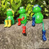Cute Frog Garden Decor, Sitting Frog Statue Outdoor, 6.2inch Resin Frogs for Yard Patio Garden Decor