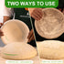 9 Inch 2 Pulp Sourdough Banneton Bread Proofing Basket with Liners, Round Pulp Banneton Bread Proofing Supplies
