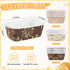Tessco 60 Pcs Disposable Paper Loaf Pan Liners for Baking, Rectangle Mold for Bread & Cake