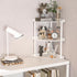 3 9.5x9.5x15.7 Inch, Countertop Sezanrpt Tier Acrylic Corner Shelf Organizer Storage White Corner Shelf for Bathroom