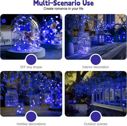 6 Pack 7Ft 20LED ZSJWL Rechargeable Fairy Lights with Remote & DIY Timer, Mini Battery String Light, Twinkle Silver