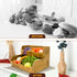 Bamboo Pantry Storage Bins, Stackable Baskets for Potato and Onion Storage, Set of 3 Pieces