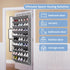 TAHAVICE 30 10-Tier Closet, Pairs Over The Door Shoe Organizer, Hanging Shoe Rack with Deep Pocket for Extra Large Shoe