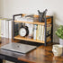 IBUYKE 2-Tier Industrial Spice Rack, Desktop Storage Organizer for Kitchen, Office, Living Room, Nature, UTLJ002N