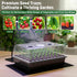 60-Cell DazSpirit Self-Watering Seed Starter Kit with Grow Light and Heat Mat, Seedling Tray with Humidity Dome, Indoor