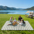 TigeJoy 80''x80'', Extra Large Picnic Blanket Waterproof Foldable Outdoor Picnic Mat Beach Blanket Sandproof for Park