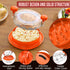 8 Inches, SoulLife Chicken Shredder Chicken Breast Shredder Tool, Cooked Meat Shredder with Clear Lid, Ergonomic