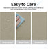 Easy-Going Faux Linen Waterproof Tablecloth, Stain Resistant Rectangle Fabric for Kitchen, Dining, Party, 60x84 in