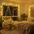 40Ft 120 DomeStar Vines with Light for Bedroom, LED Fairy Lights with Vines, Curtain String Lights with Remote