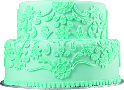 Wilton Fondant and Gum Paste Silicone Mold, Lace Design