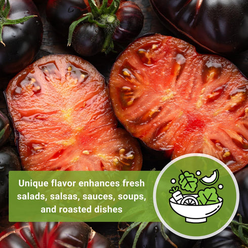 Packet (1) Sow Right Seeds - Black Beauty Tomato Seeds for Planting - Non-GMO Heirloom with Instructions to Plant an
