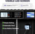 Anti-Pinch IPX45 Extra Large Automatic Chicken Coop Door, Battery Powered Chicken Door with Timer & Manual Control, LED